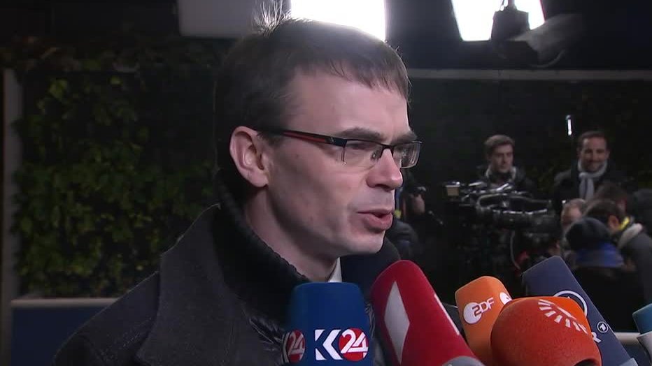 Arrivo e dichiarazione alla stampa di Sven Mikser, ministro degli affari esteri dell'Estonia, al Consiglio "Affari esteri" e Consiglio  "Affari esteri" (Sviluppo) dell'11 dicembre 2017, a Bruxelles.