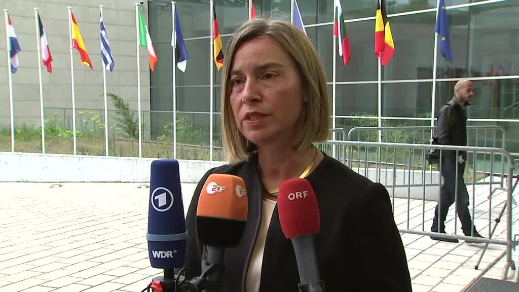 Federica Mogherini saabumine